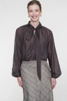 Geisha Blouse 63601-14 Bruin 1