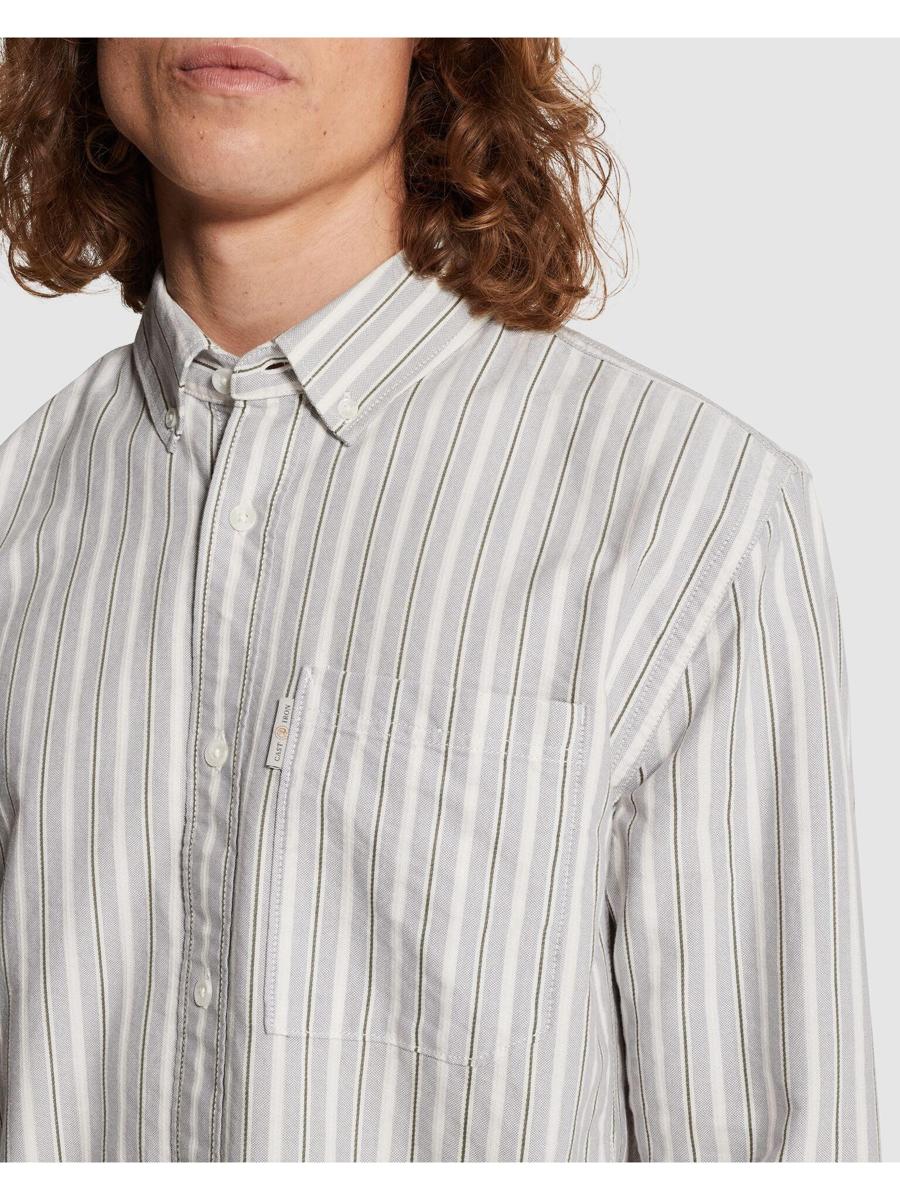 Cast Iron Overhemd CSI2602203 Grijs 5