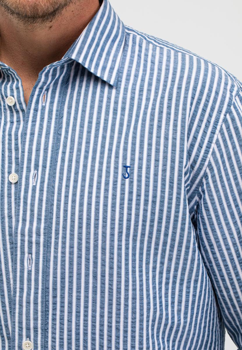 Butcher of Blue Overhemd M2614009 Blauw 6