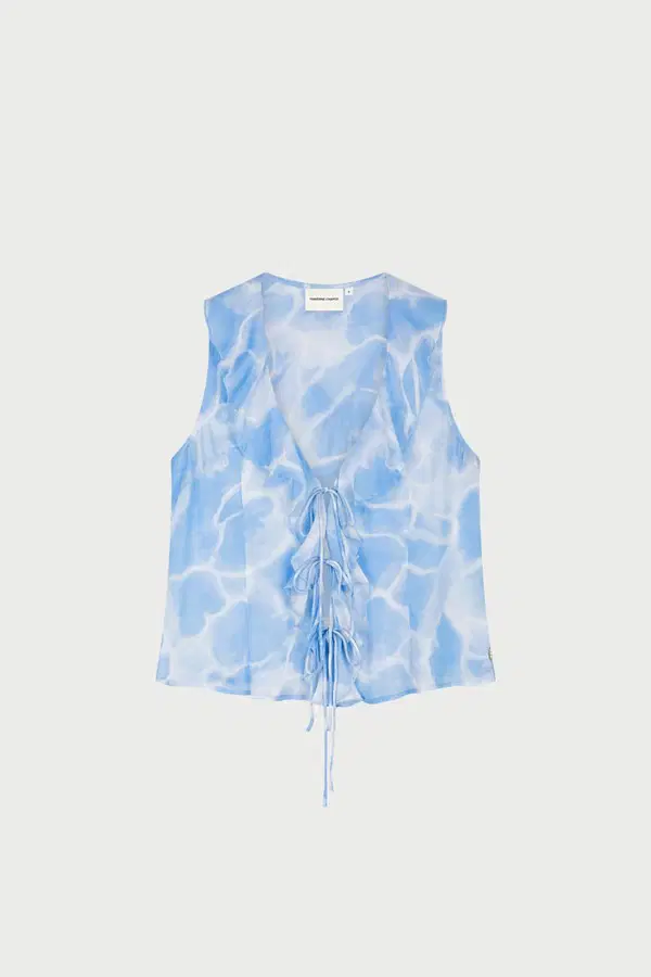 Fabienne Chapot Blouse Brittany Top Blauw 1