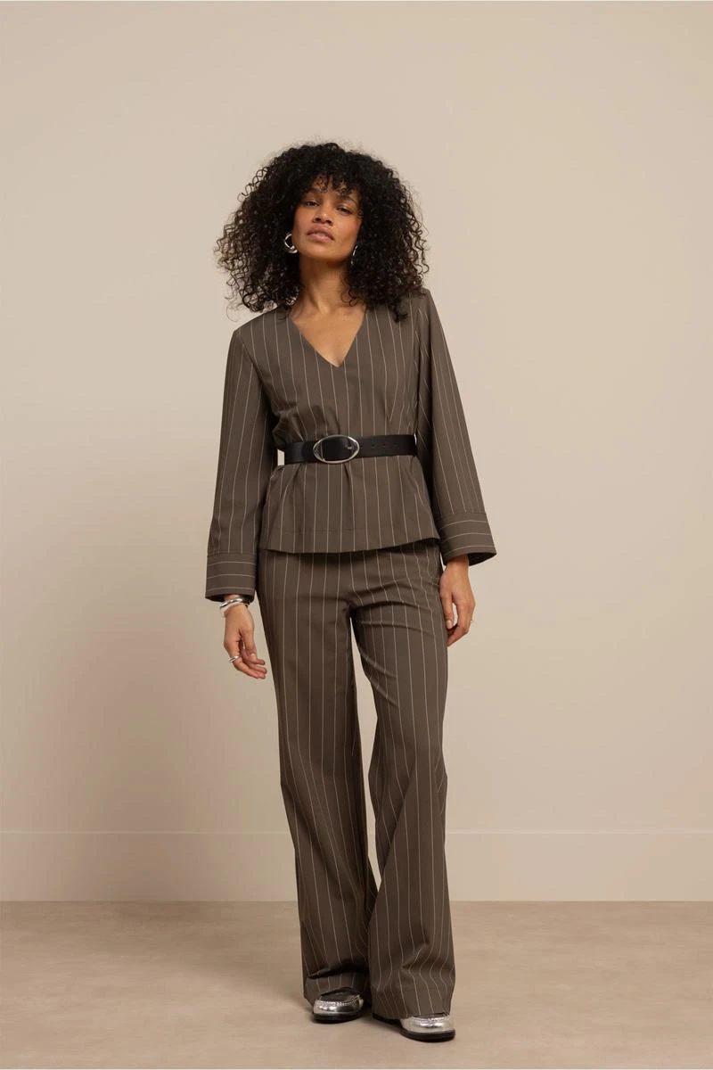 Studio Anneloes Blouse Cilou Stripe Groen 4
