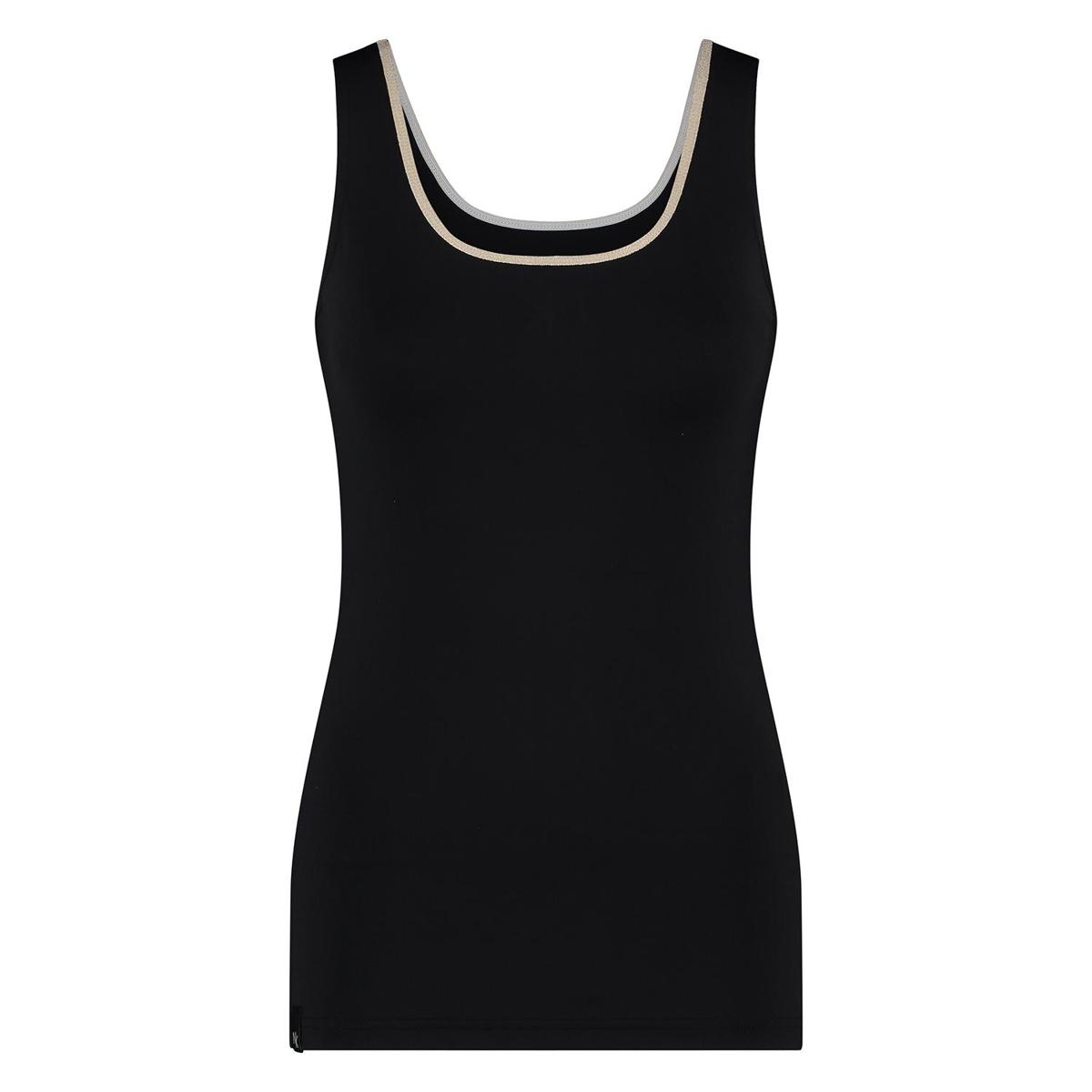 NUKUS Top Juba Singlet Zwart 3