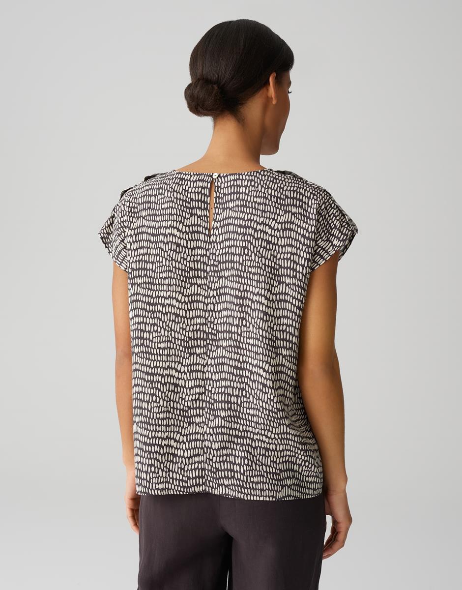 OPUS Blouse Ferena Splash Bruin 3