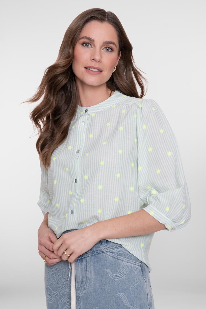 Geisha Blouse 63165-14 Groen 5