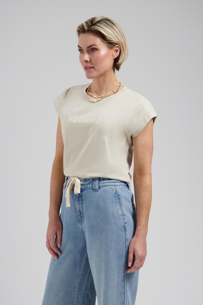 Florèz T-Shirt Fien Beige 3