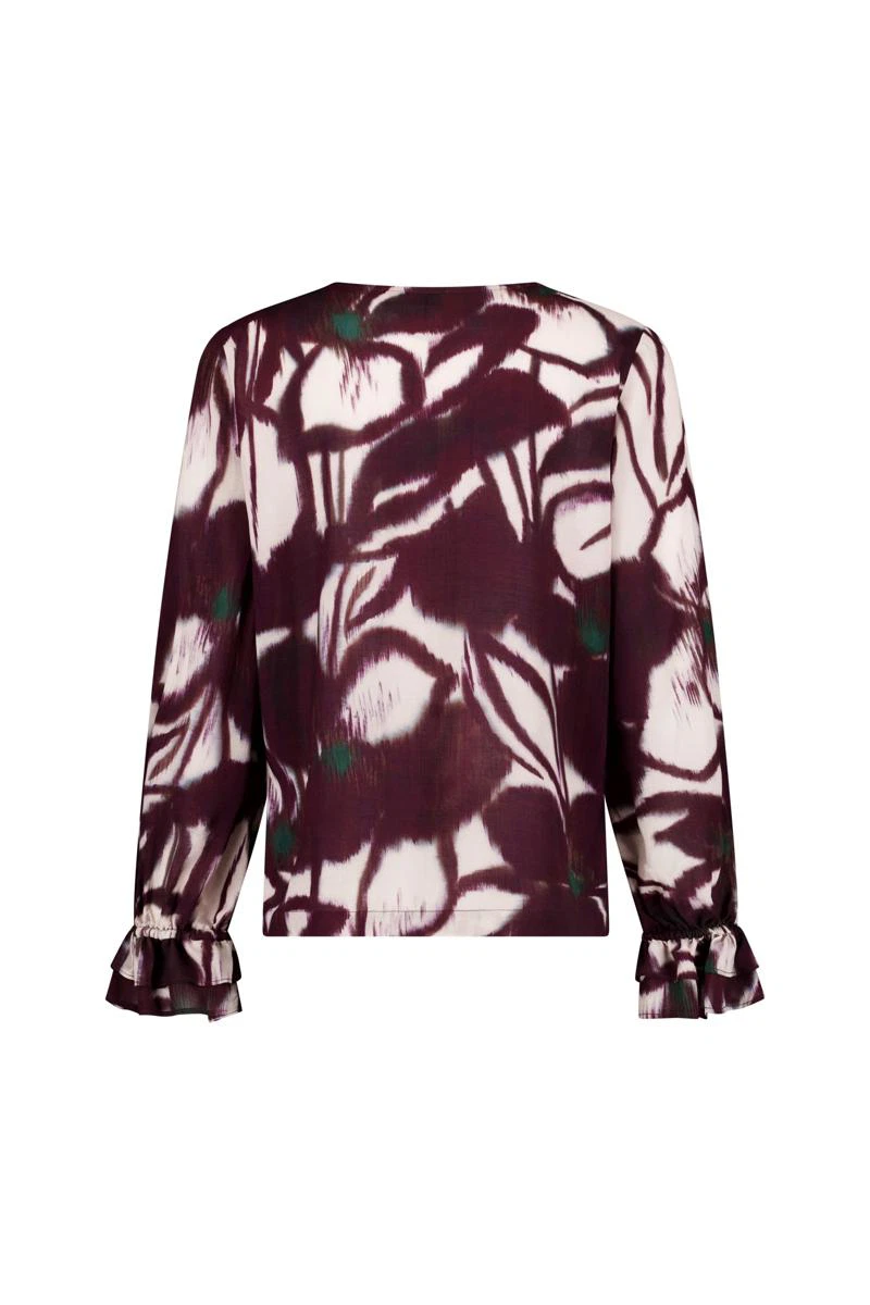 Studio Anneloes Blouse Paula flower top Paars 2