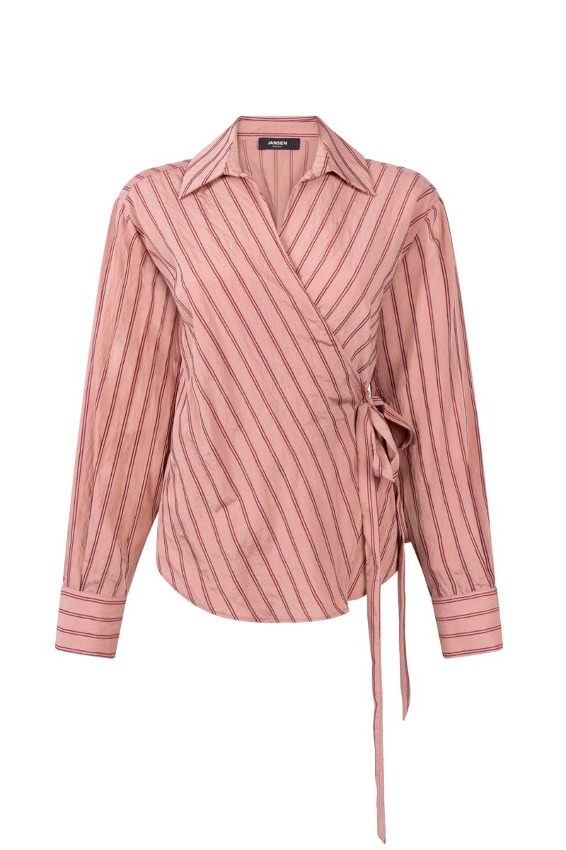 Jansen Amsterdam Blouse JANICE W26 Roze 3