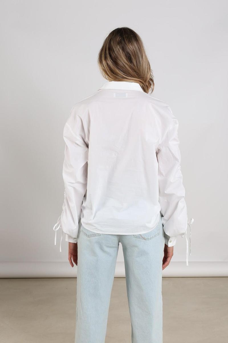 NUKUS Blouse Rosa Off-White 2