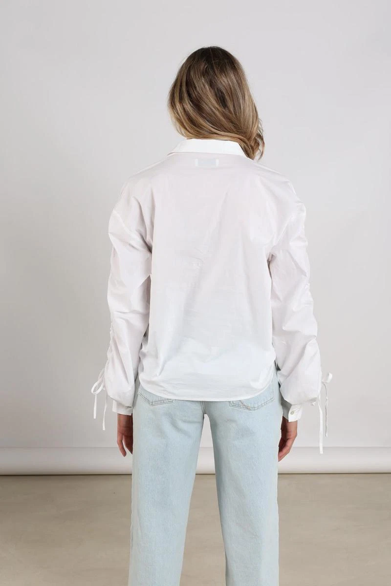 NUKUS Blouse Rosa Off-White 2