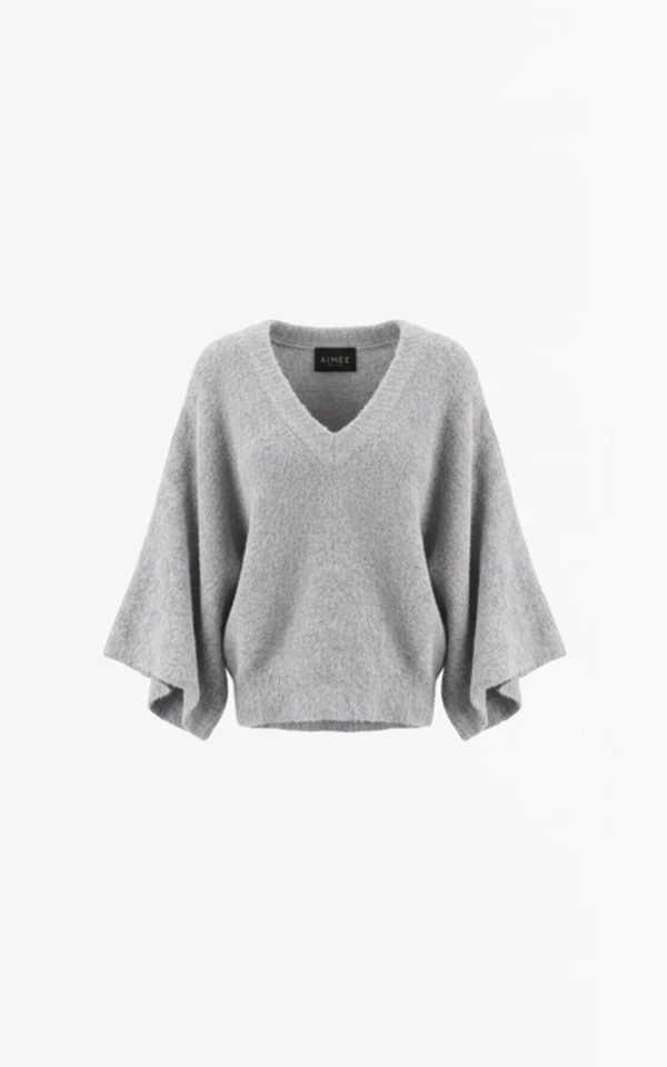 Aimée the Label Trui Clippo Grijs 1
