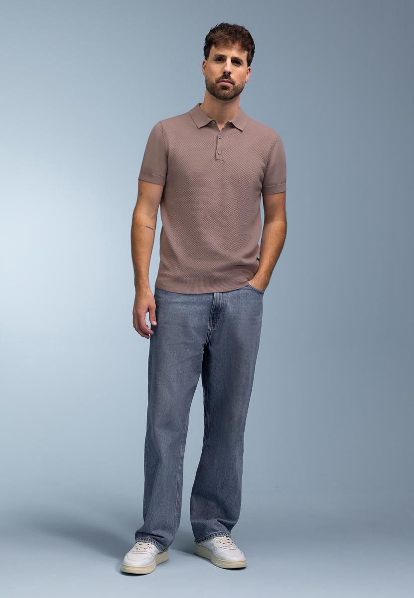 BlueFields Polo 47136059 Grijs 3