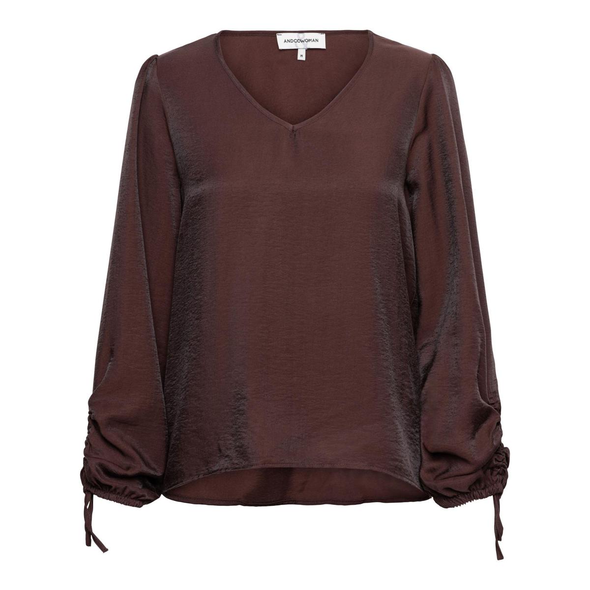 &Co Woman Blouse BL404 Bruin 2