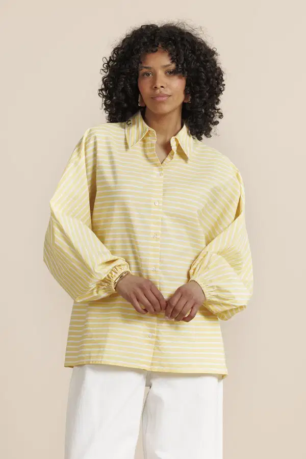 Studio Anneloes Blouse Yuki Geel  1