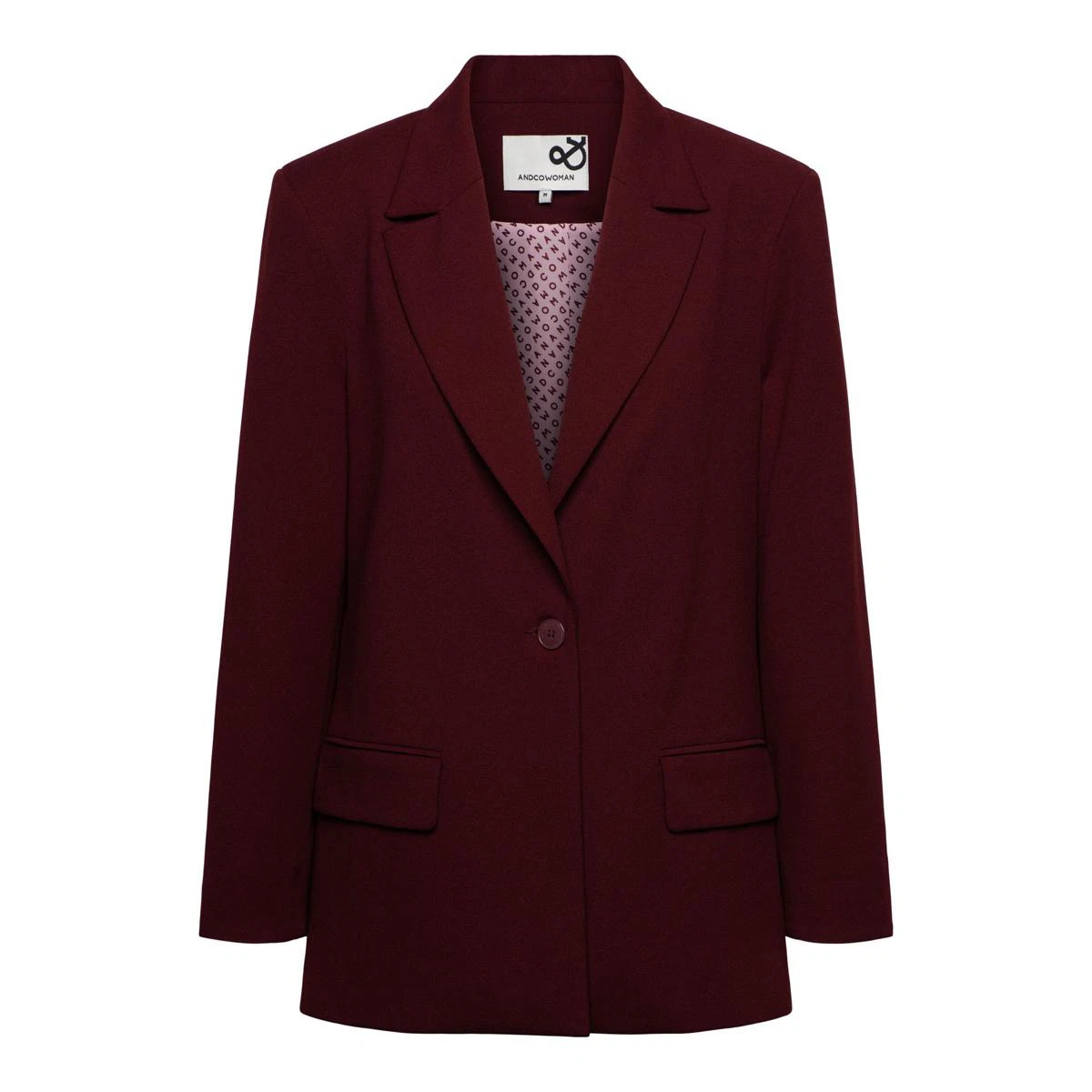 &Co Woman Blazer Glennis Rood 1