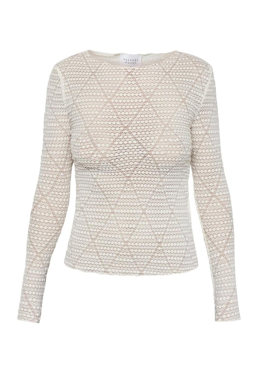 Sisters Point Top Velka-ls Off-White 2
