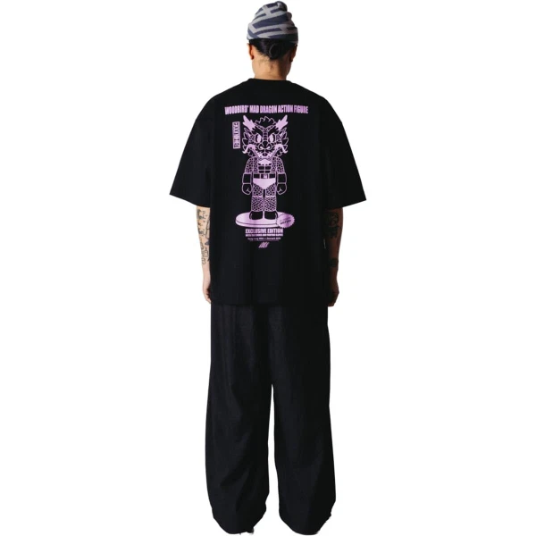 WOODBIRD T-Shirt Beam Zwart 1
