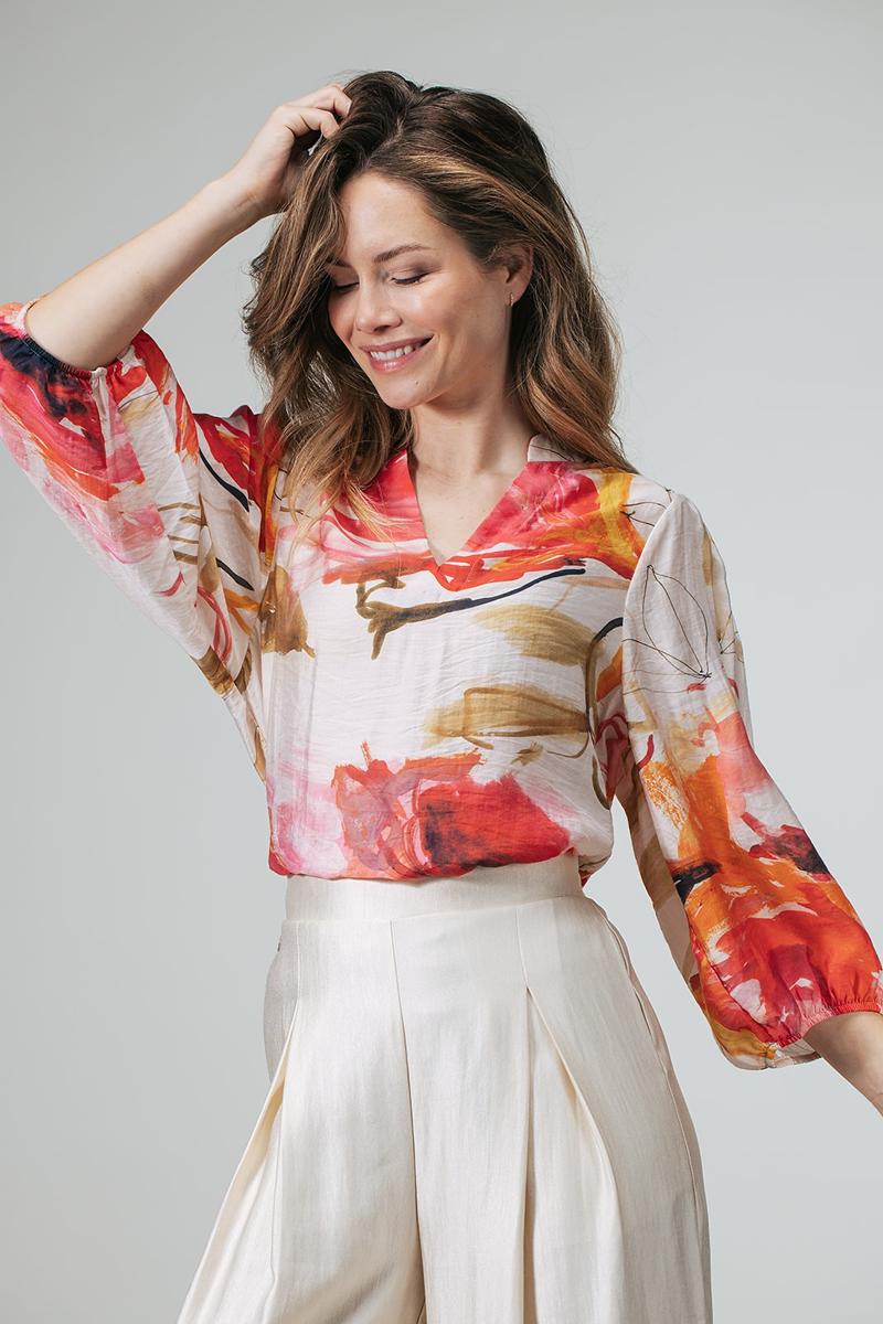 Label DOT Blouse 2611020 Roze 2