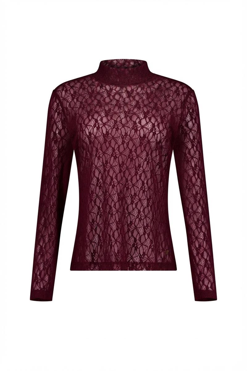 Studio Anneloes Longsleeve Reagan lace col t Paars 1