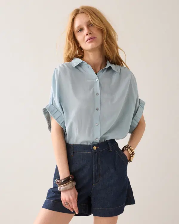 Summum Blouse 2s3484-12370 Blauw 1