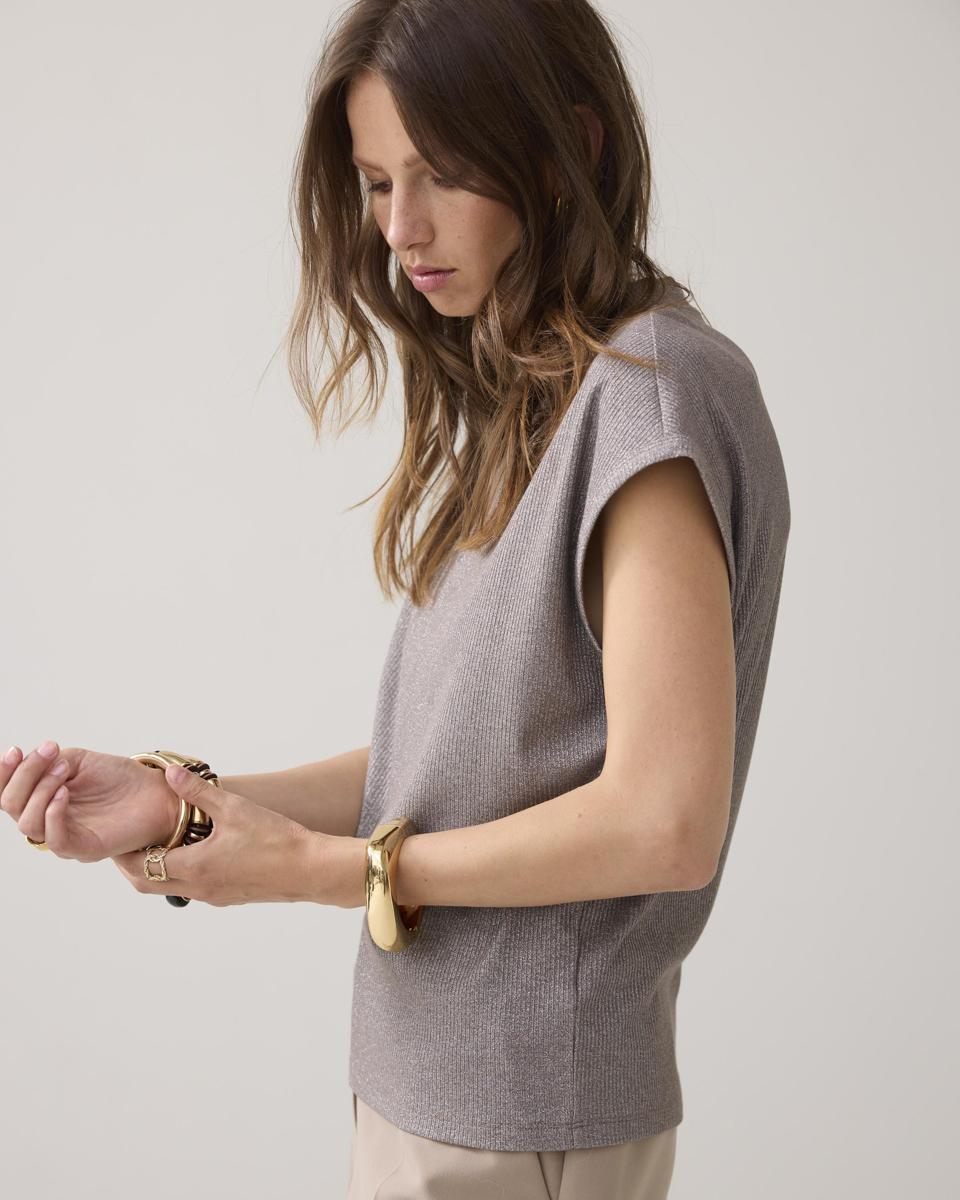 Summum T-Shirt 3s5091-30685 Taupe 4