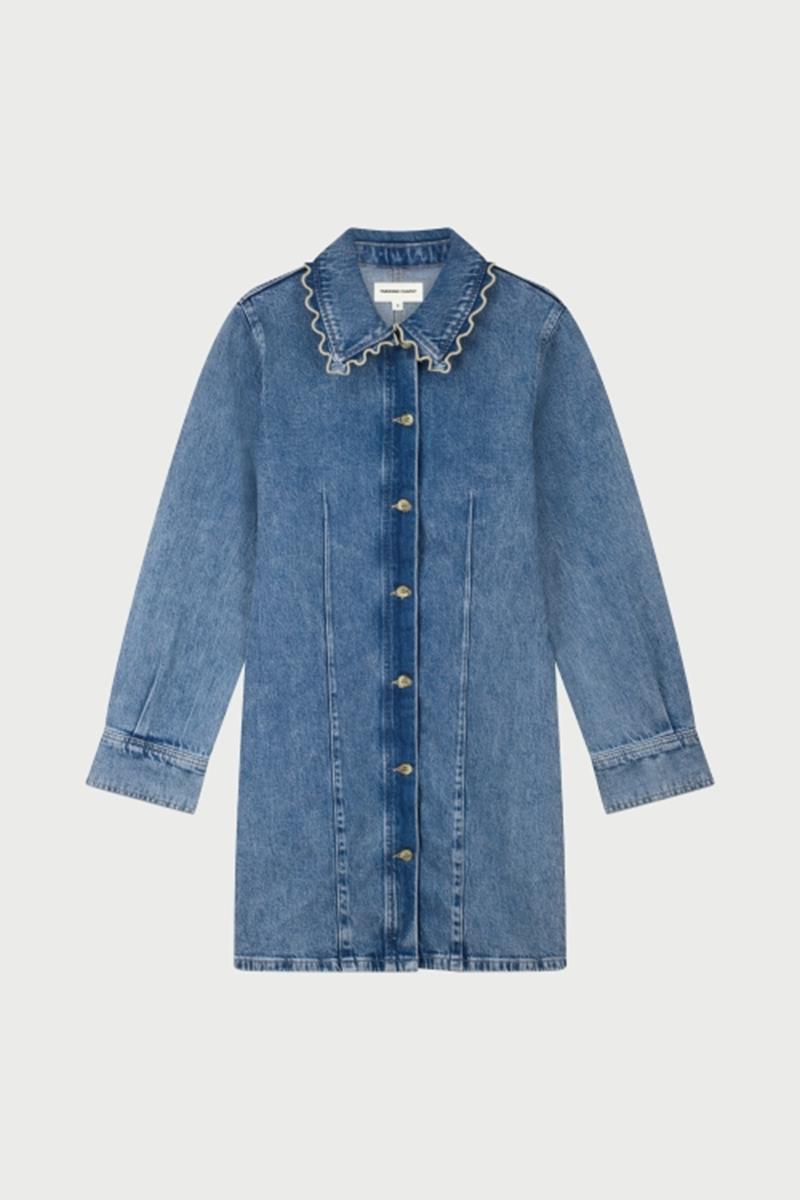 Fabienne Chapot Jurk Ina Blauw 2