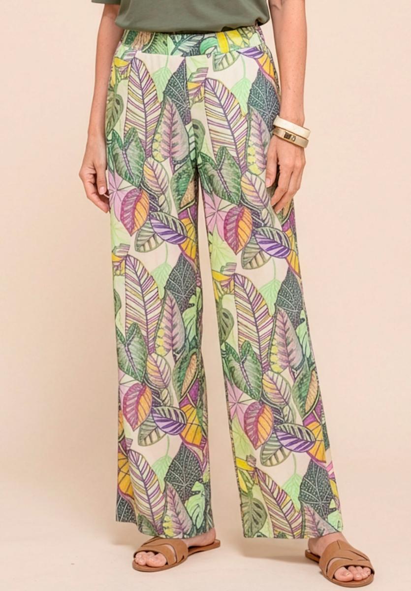 Bianca Pantalon Parigi Groen 1