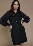 Freebird Jurk Darla Wv-Boucle-T Zwart 1