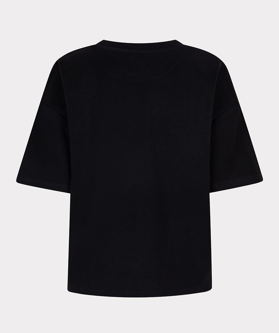 EsQualo T-Shirt F25.05505 Zwart 4