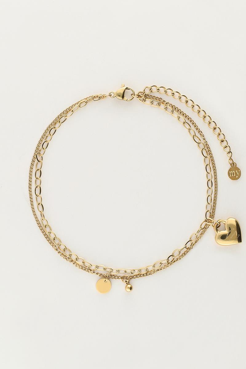 My Jewellery Enkelbandje MJ10419 Goud 1