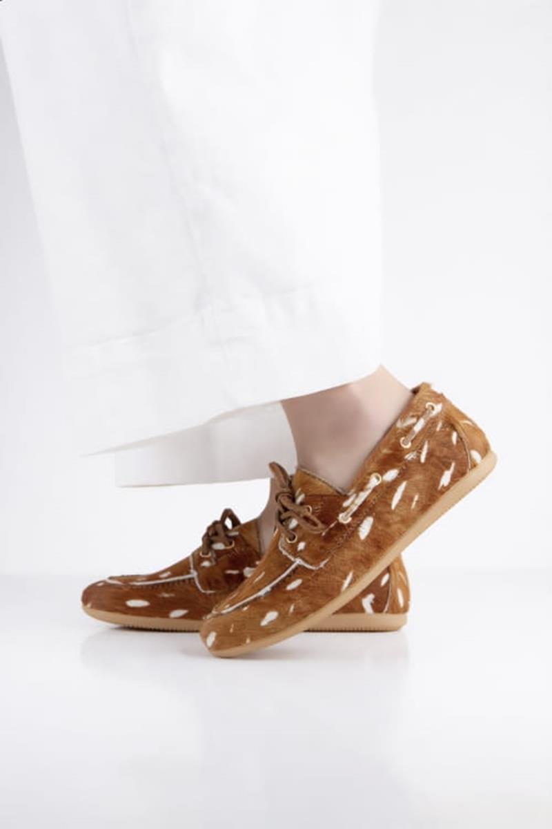 DWRS Loafers Latty Deer Hair Bruin 1