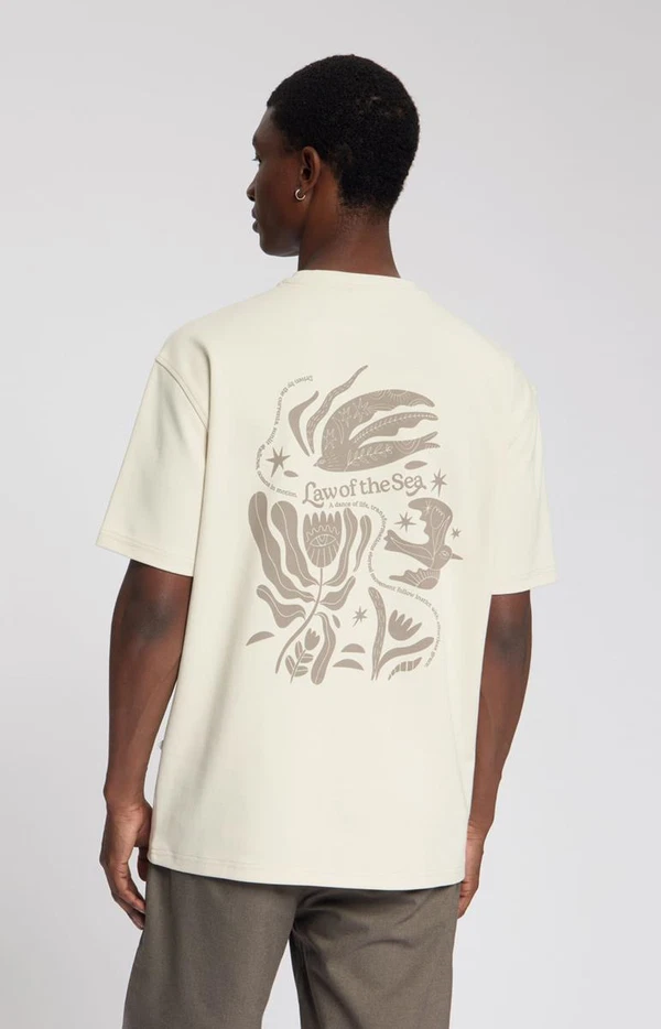 Law of the Sea T-Shirt Murmuration Off-White 1