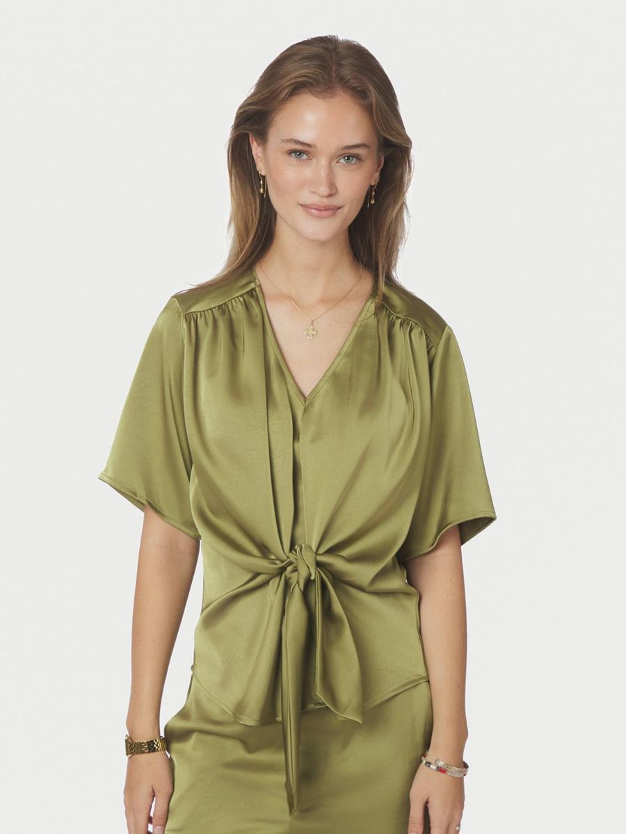 Neo Noir Blouse Casadia Groen 1