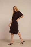 Studio Anneloes Jurk Louni blouse dres Bruin 6