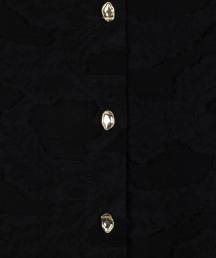 EsQualo Blouse W25.15712 Zwart 3