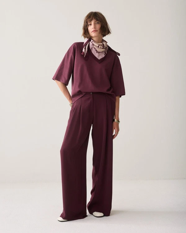 Summum Pantalon 4s2872-11851 Paars 1