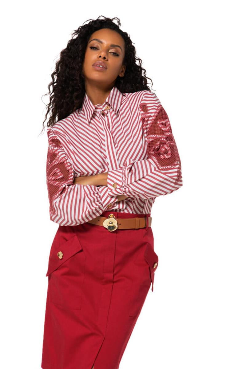Caroline Biss Blouse 1622 Rood 1