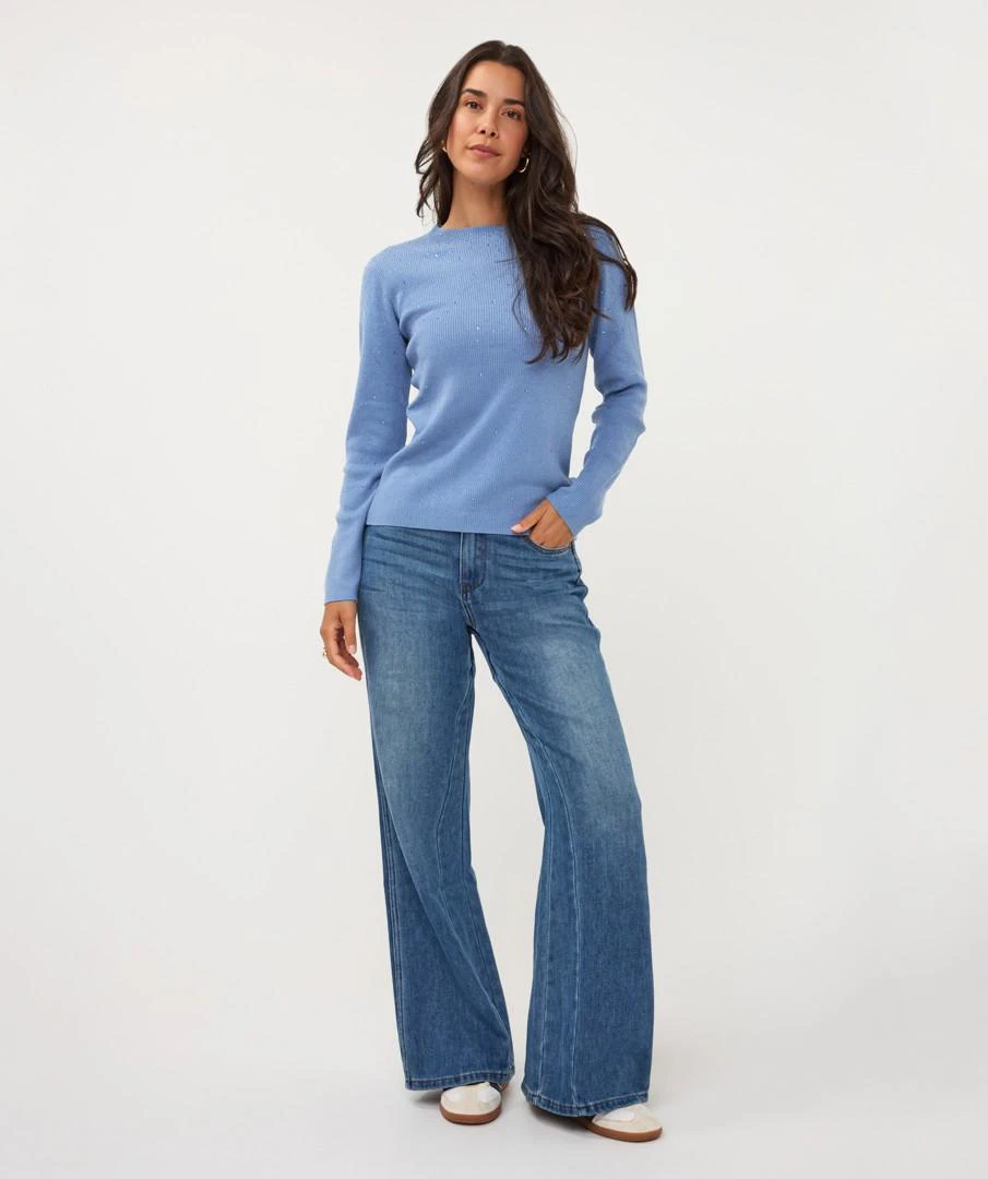 EsQualo Trui W26.02706 Blauw 6