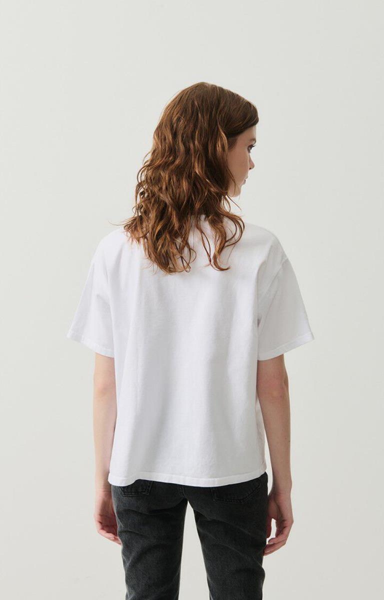 American Vintage T-Shirt Fizvalley Wit 3