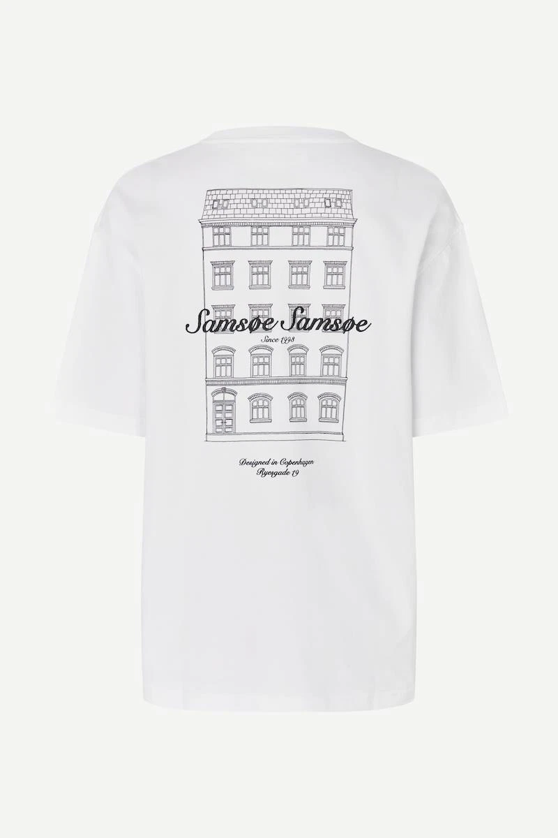 Samsøe Samsøe T-Shirt Sauni Wit 4