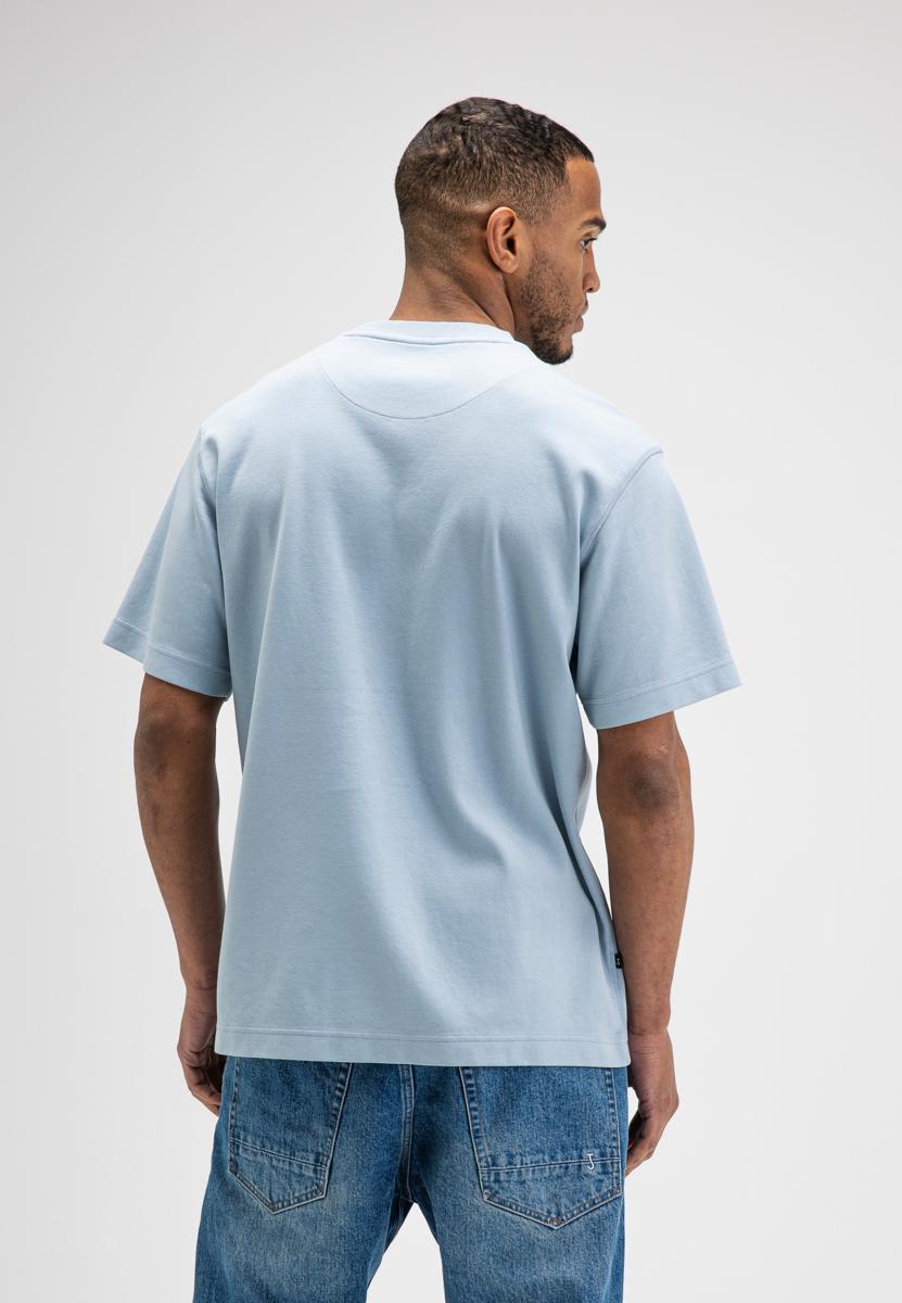 Butcher of Blue T-Shirt Mercer Blauw 3