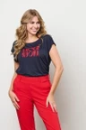 &Co Woman Pantalon Posie Rood 5