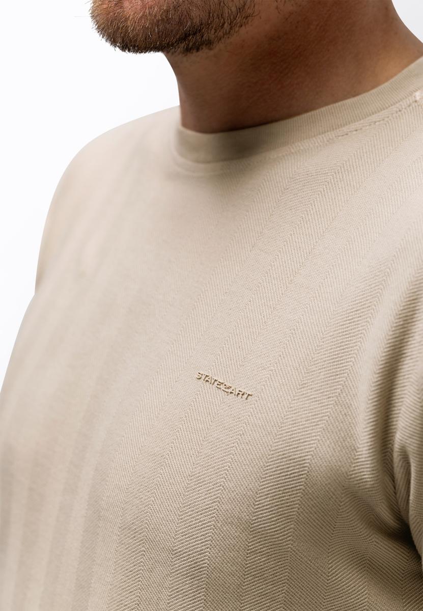 State of Art T-Shirt 361-16437 Beige 5
