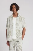 Law of the Sea Overhemd Thalassa Jacquard Groen 1