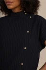 Studio Anneloes Blouse Danni gold stripe Blauw 2