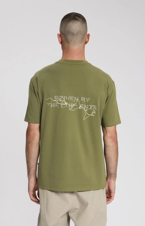 Law of the Sea T-Shirt Journey Artwork Groen 1