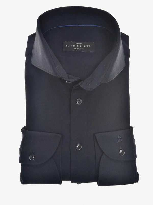 John Miller Overhemd 5346516 Zwart 1