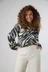 Label DOT Blouse Anne Taupe 1