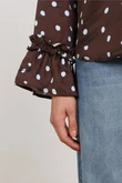 NUKUS Blouse NKF02159 Bruin 2