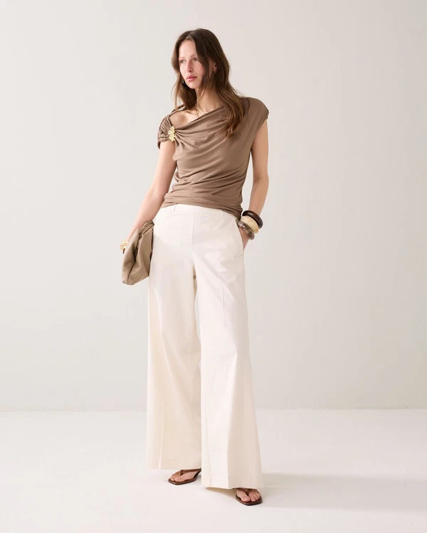 Summum Pantalon 4s2992-11816 Off-White 1