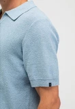 Butcher of Blue Polo Boucle Blauw 6